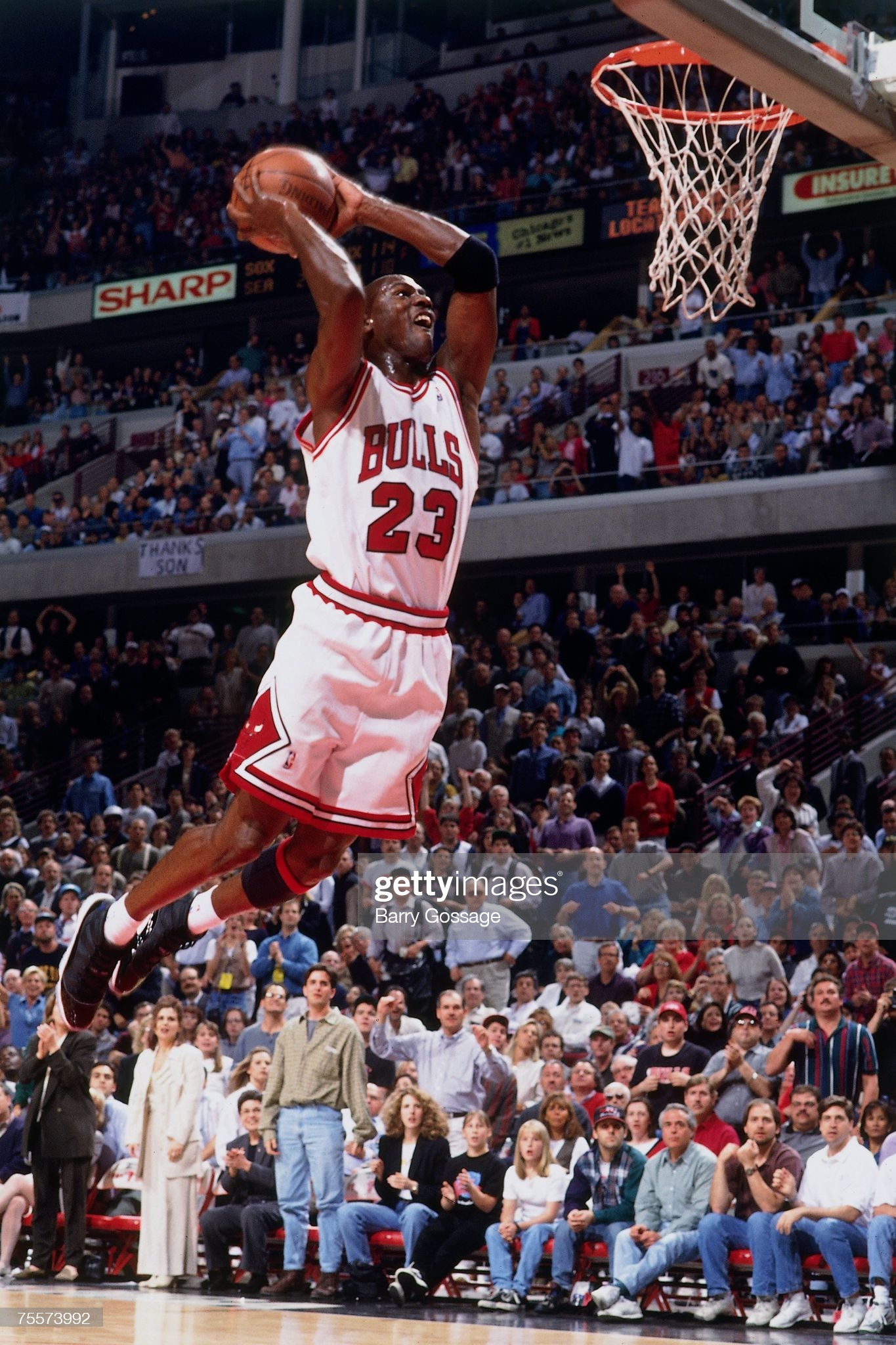 NBA Playoffs vs Magic on 5/14/1995 from Barry Gossage/NBAE/Getty