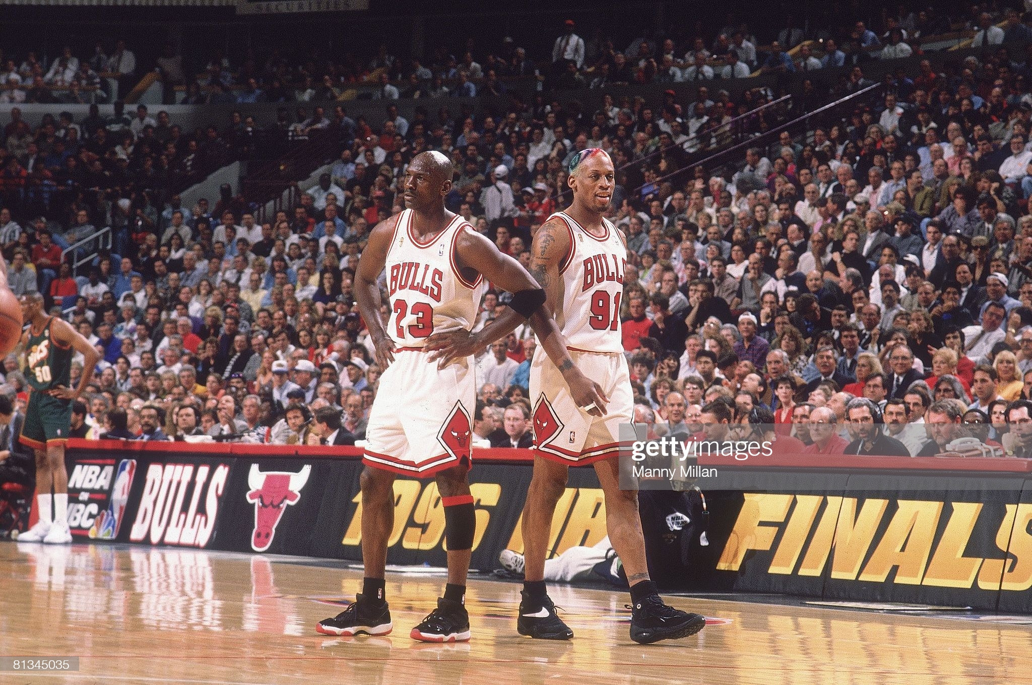 NBA Finals vs Sonics on 6/5/1996 from Manny Milan/Sports Illustrated