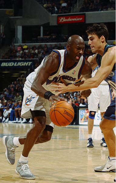 Regular Season at Celtics on 1/25/2003 from Mitchell Layton/Getty