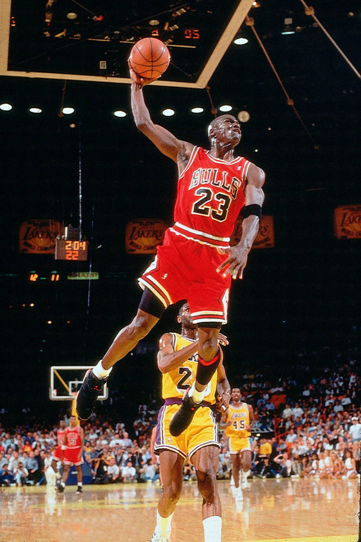 NBA Finals at Lakers on 6/12/1990 from Andrew Bernstein/Getty