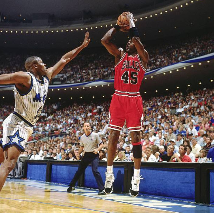 NBA Playoffs vs Magic on 5/7/1995 from Nathaniel Butler/Getty