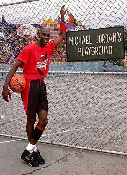 Michael Jordan's Playground (Video) on 1991 from Andrew Bernstein/Getty