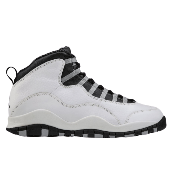 AIR JORDAN X - WHITE/BLACK-LIGHT STEEL GREY from Jordan Collection