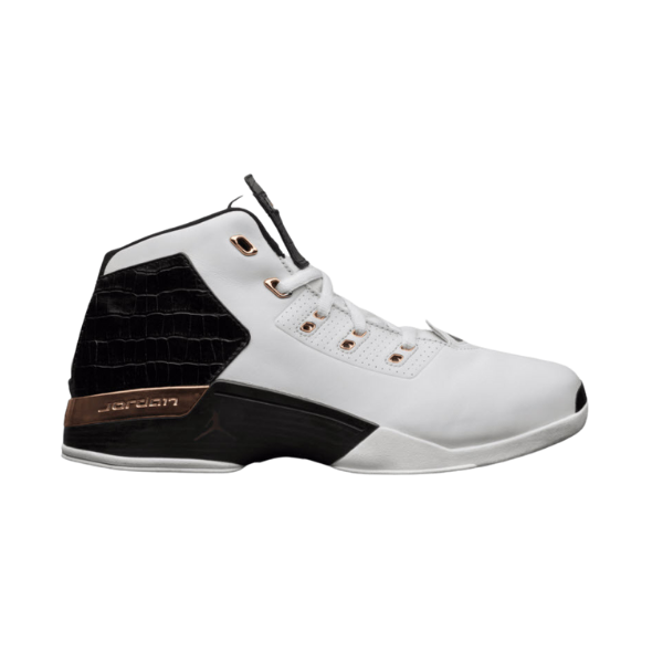 AIR JORDAN XVII - WHITE/BLACK - METALLIC COPPER - SPORT ROYAL from Jordan Collection