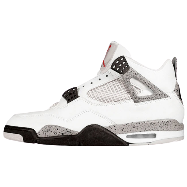 AIR JORDAN IV - WHITE/BLACK from  GOAT