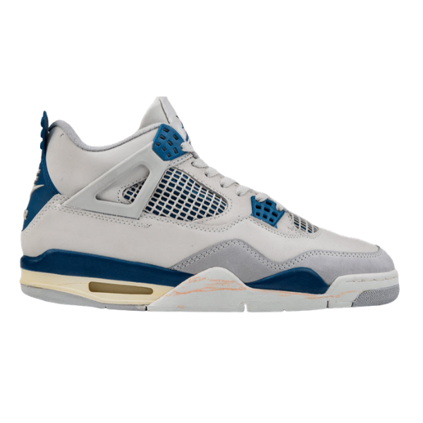 AIR JORDAN IV - OFF-WHITE/MILITARY BLUE from Jordan Collection