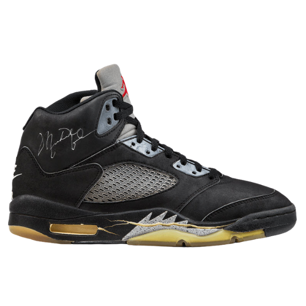 AIR JORDAN V - BLACK/BLACK-METALLIC SILVER from Jordan Collection