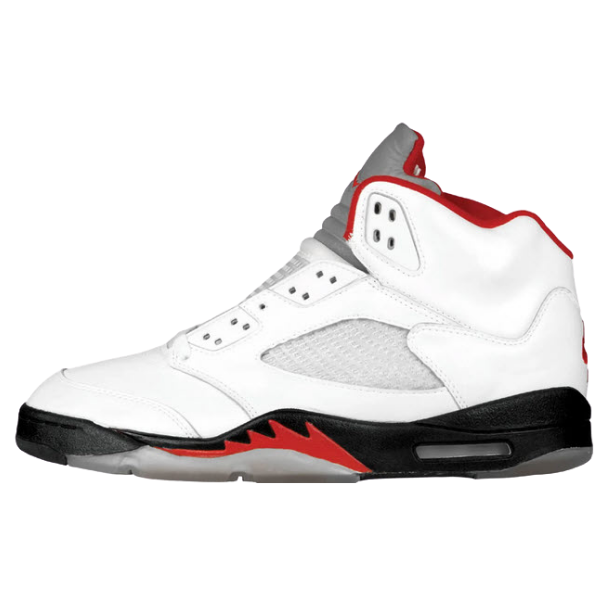 AIR JORDAN V - WHITE/RED-BLACK from None