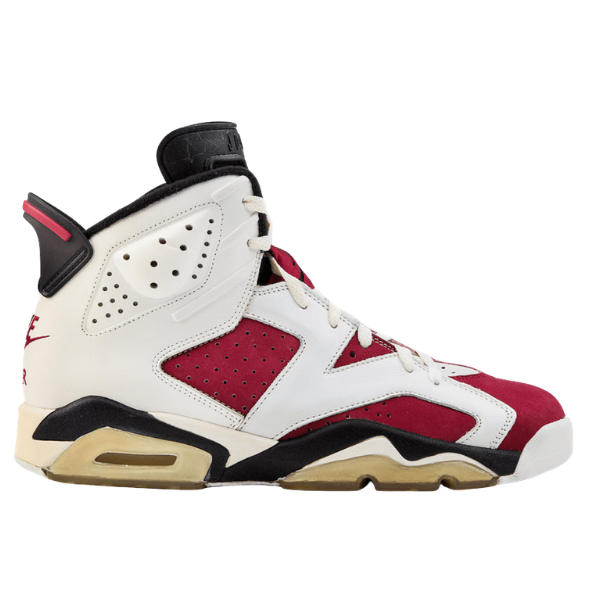 AIR JORDAN VI - WHITE/CARMINE - BLACK from Jordan Collection
