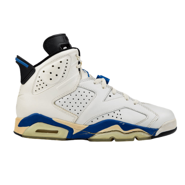 AIR JORDAN VI - WHITE/SPORT BLUE - BLACK from Jordan Collection