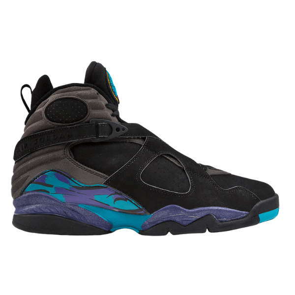 AIR JORDAN VIII - BLACK/BRIGHT CONCORD-AQUA TONE from Jordan Collection