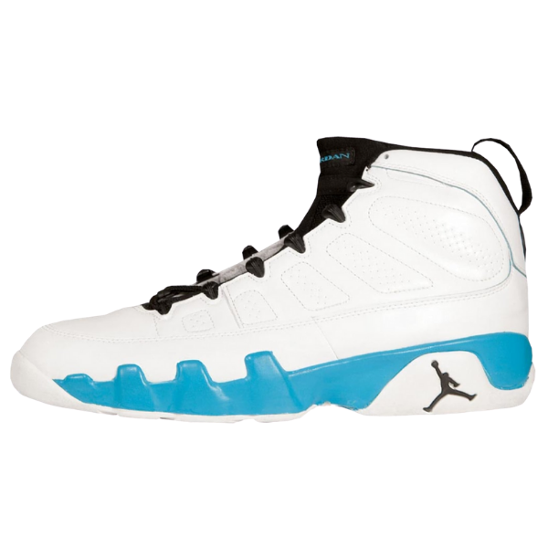 AIR JORDAN IX - WHITE-BLACK-DARK POWDER BLUE from Jordan Collection