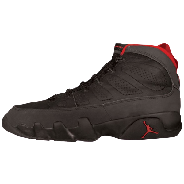 AIR JORDAN IX - BLACK-DARK CHARCOAL-TRUE RED from SoleCollector